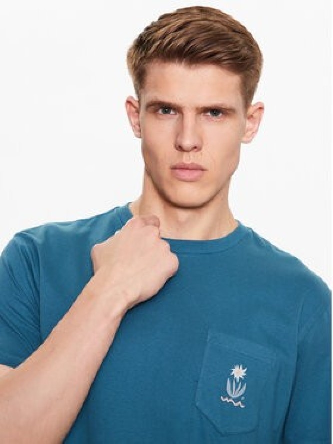 Billabong T-Shirt Troppo ABYZT01716 Niebieski Regular Fit