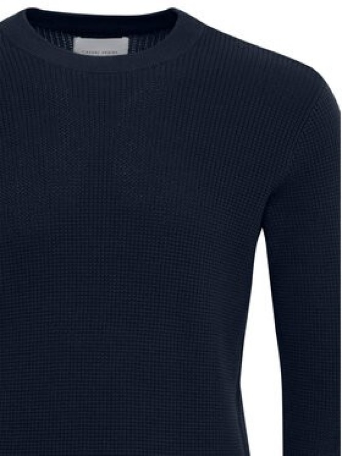 Casual Friday Sweter 20504787 Granatowy Slim Fit