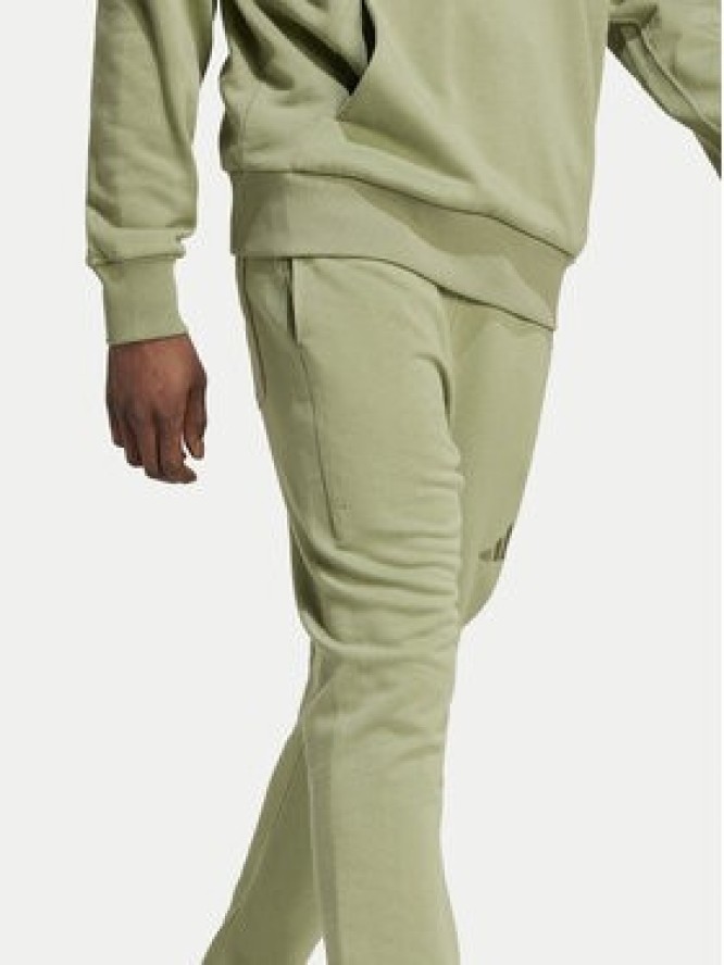 adidas Spodnie dresowe ALL SZN French Terry IY6557 Zielony Regular Fit