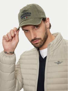 Aeronautica Militare Czapka z daszkiem Cappellino 242HA1180CT3249 Khaki