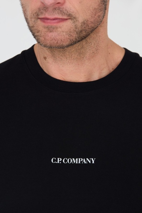 C.P. COMPANY Czarny t-shirts Short Sleeve