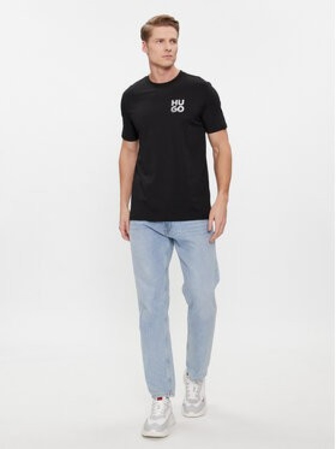 Hugo T-Shirt Detzington241 50508944 Czarny Regular Fit