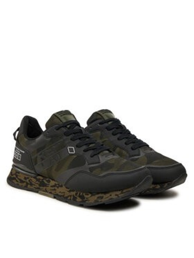 REPLAY Sneakersy Arthur Hidden Camo Patterned Sneakers GMS68.000.C0090T Zielony