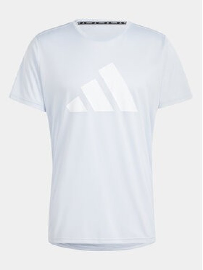 adidas T-Shirt Run It IN0080 Błękitny Regular Fit