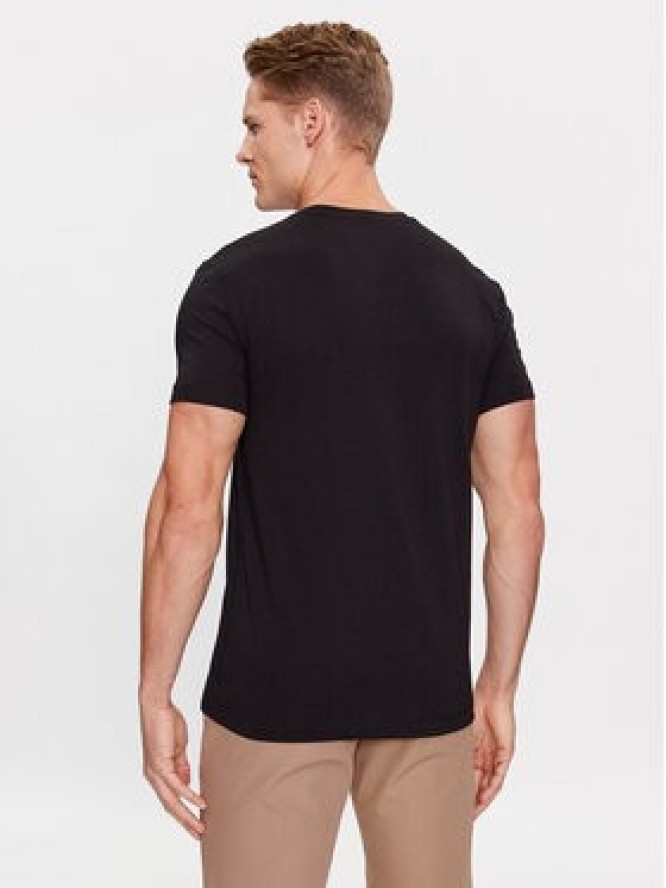 Trussardi T-Shirt 52T00767 Czarny Regular Fit