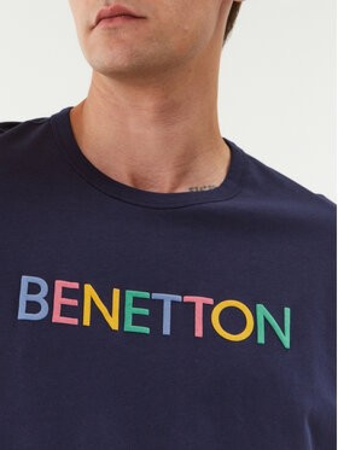 United Colors Of Benetton Longsleeve 3I1XU1034 Granatowy Regular Fit