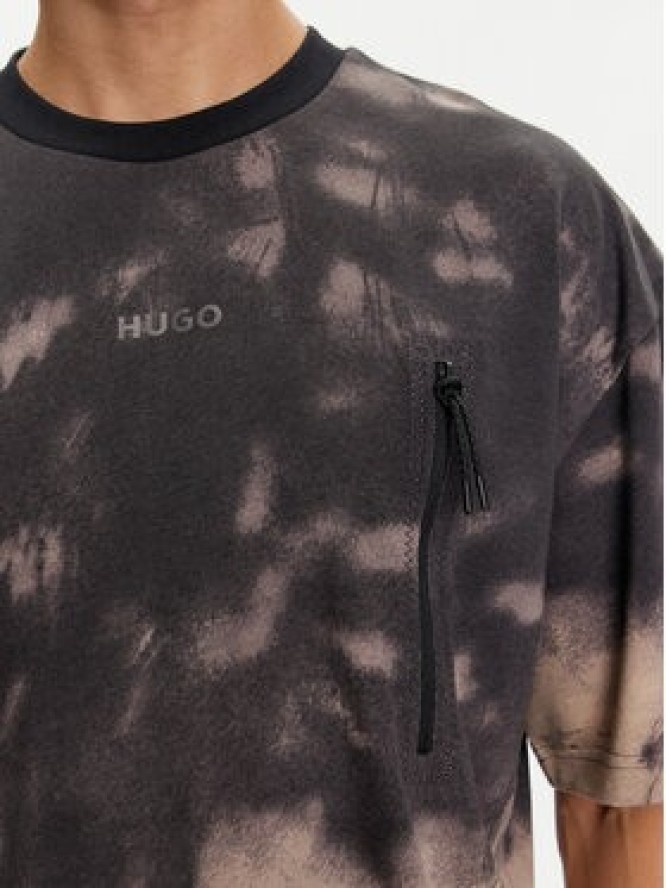 Hugo T-Shirt Doforesto 50516681 Brązowy Oversize
