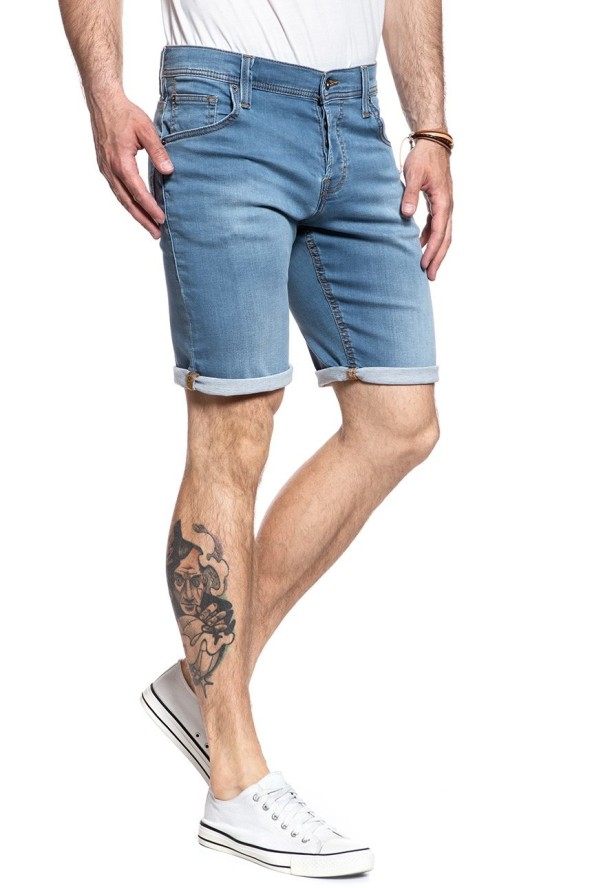 SPODENKI MUSTANG Chicago Short DENIM BLUE 1007765 5000 312