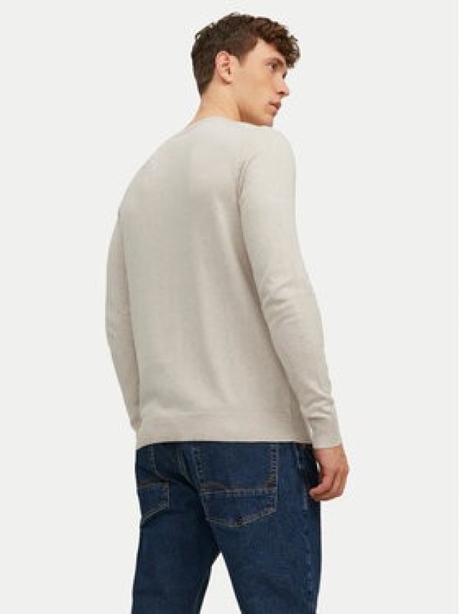 Jack&Jones Sweter Emil 12208364 Beżowy Regular Fit