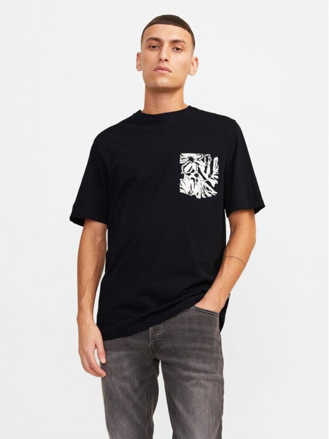 Jack&Jones T-Shirt Lafayette 12250435 Czarny Standard Fit