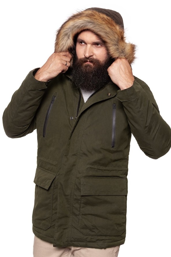 KURTKA ZIMOWA WRANGLER PARKA IVY W4699XURY