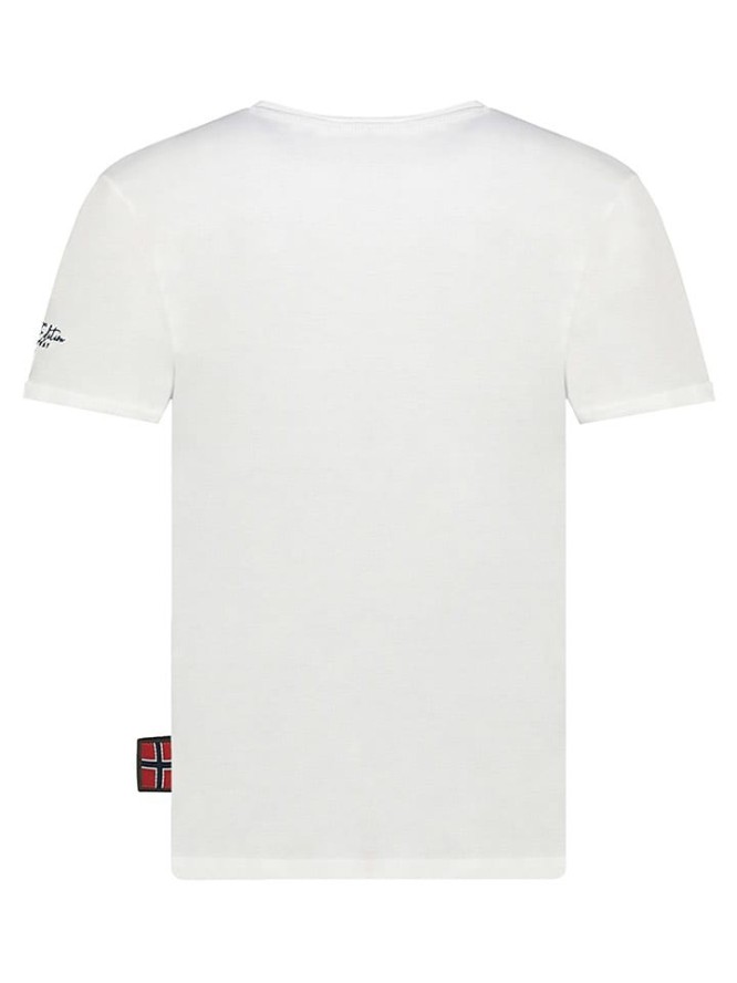 Geographical Norway Koszulka w kolorze białym rozmiar: M