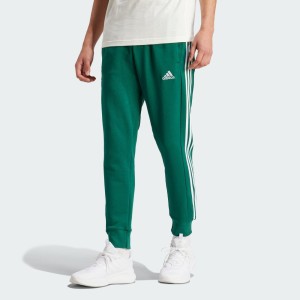 Spodnie dresowe męskie adidas Essentials French Terry Tapered Cuff 3-Stripes