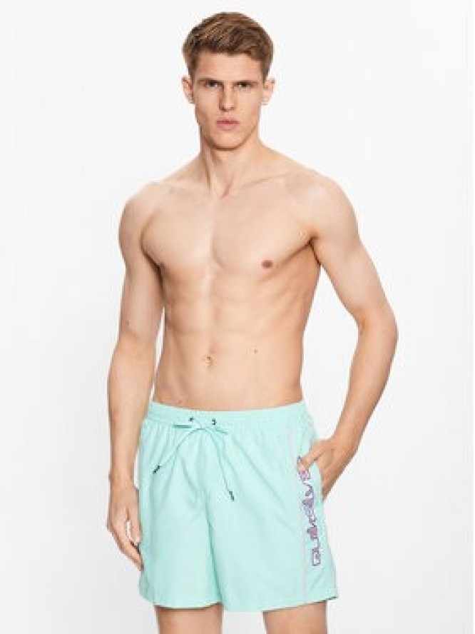 Quiksilver Szorty kąpielowe Vert EQYJV03987 Zielony Regular Fit