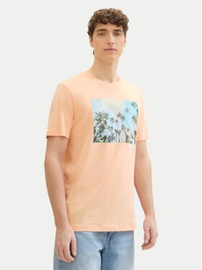 Tom Tailor Denim T-Shirt 1042065 Pomarańczowy Regular Fit