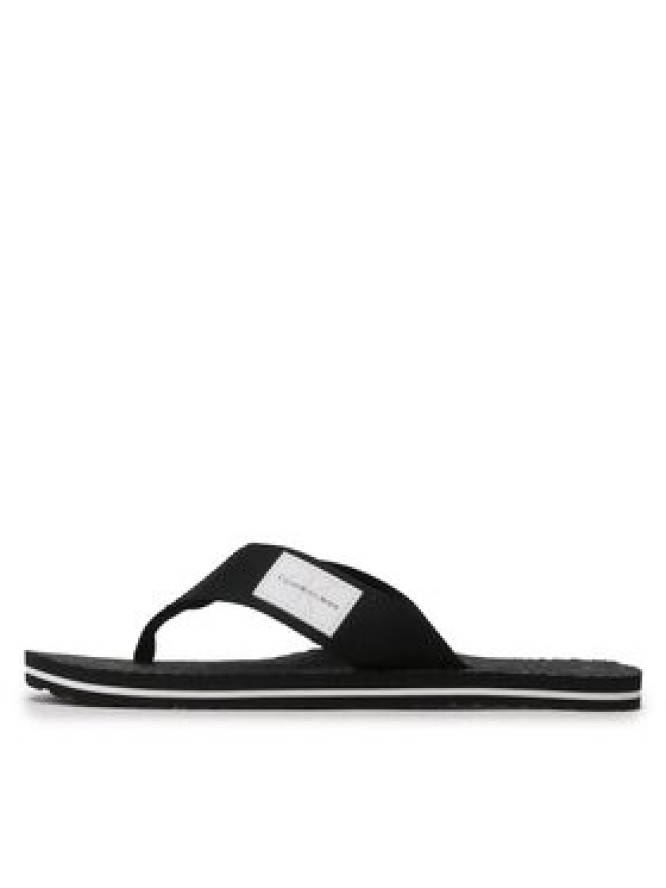 Calvin Klein Jeans Japonki Beach Sandal Woven Patch YM0YM00657 Czarny