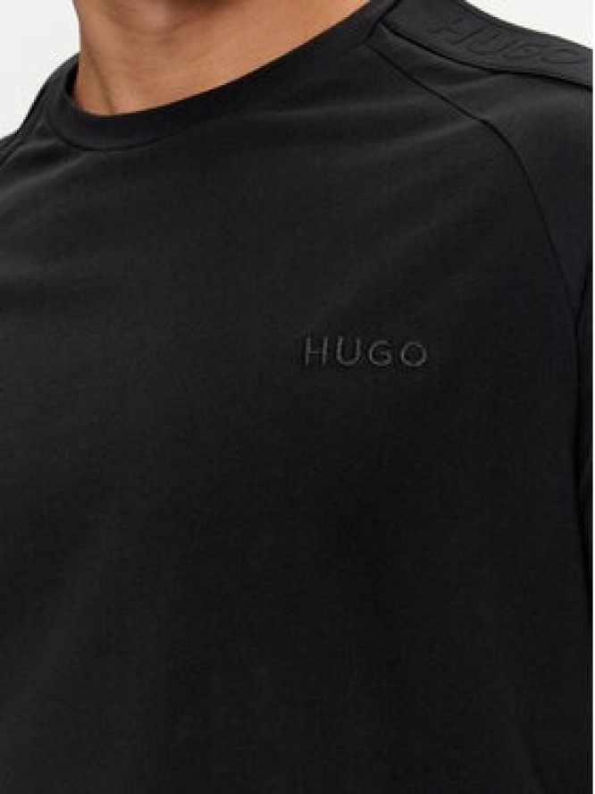 Hugo T-Shirt Tonal Logo 50520480 Czarny Regular Fit