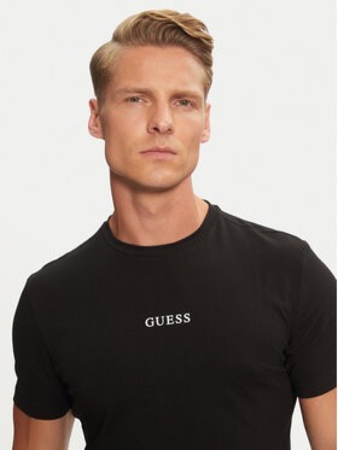 Guess T-Shirt U4BM11 K6YW1 Czarny Regular Fit