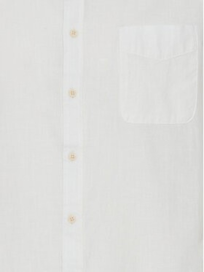 Blend Koszula 20715458 Biały Regular Fit