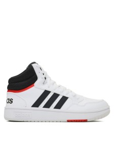 adidas Sneakersy Hoops 3.0 Mid GY5543 Biały