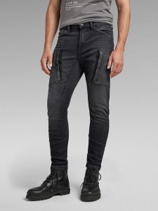 G-Star Dżinsy - Skinny fit - w kolorze antracytowym rozmiar: W34/L30