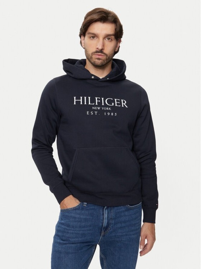 Tommy Hilfiger Bluza MW0MW35523 Granatowy Regular Fit