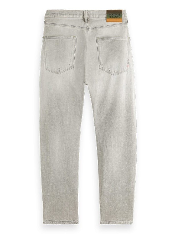 Scotch & Soda Dżinsy - Tapered fit - w kolorze szarym rozmiar: W33/L32