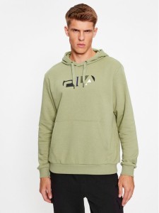 Fila Bluza FAM0511 Zielony Regular Fit