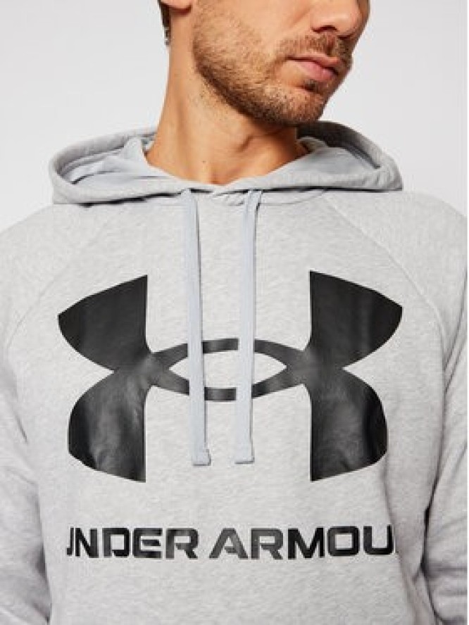Under Armour Bluza Ua Rival 1357093 Szary Regular Fit