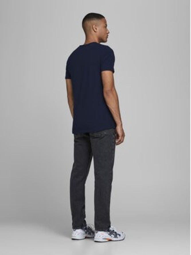 Jack&Jones T-Shirt Basic 12058529 Granatowy Stretch Fit