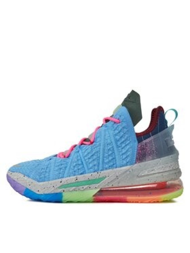 Nike Buty do koszykówki Lebron XVIII DM2813-400 Niebieski