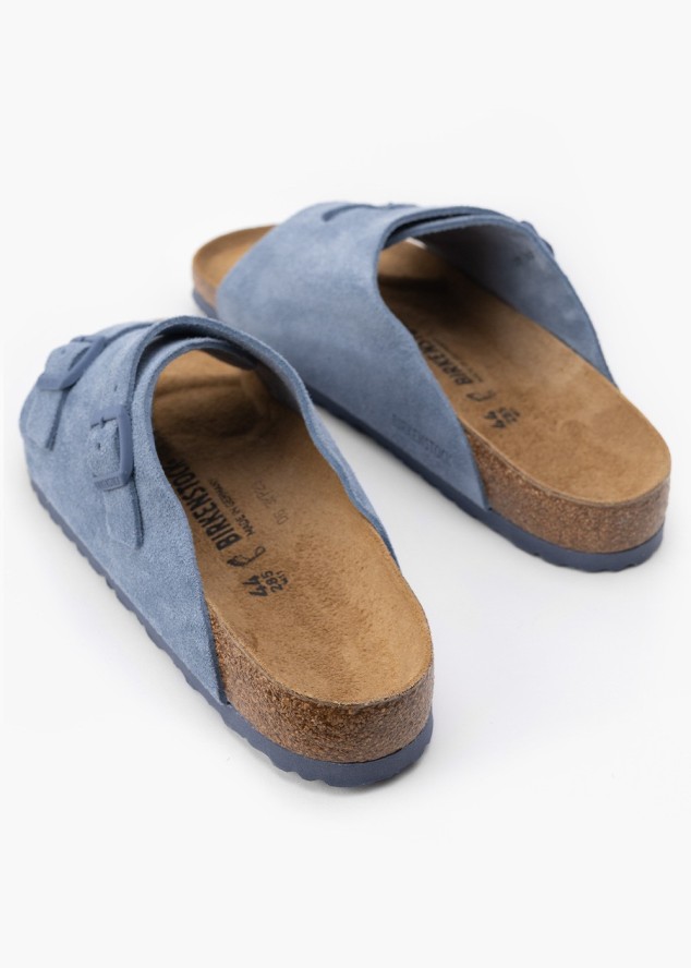 Klapki męskie BIRKENSTOCK ZÜRICH LEVE ELEMENTAL BLUE