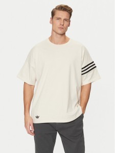 adidas T-Shirt Neuclassics JC9933 Écru Regular Fit