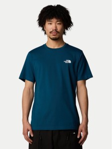 The North Face T-Shirt Simple Dome NF0A87NG Granatowy Regular Fit