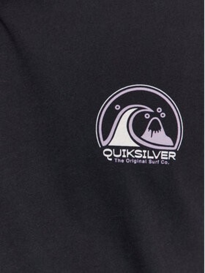 Quiksilver T-Shirt Cleancircle EQYZT07491 Czarny Regular Fit