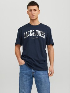 Jack&Jones T-Shirt Josh 12236514 Granatowy Relaxed Fit