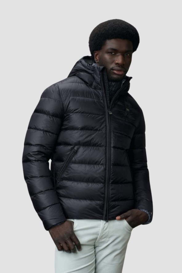 BLAUER Granatowa kurtka męska Acton Short Jackets