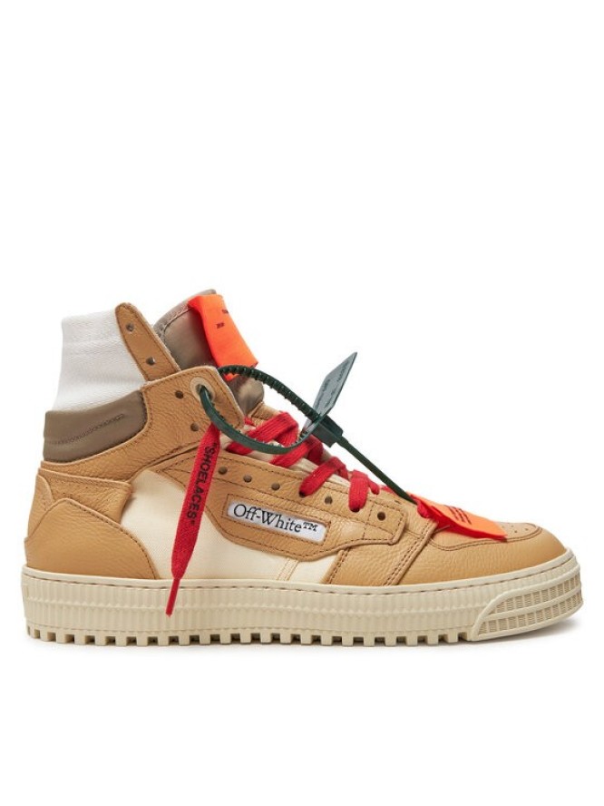 Off-White Sneakersy OMIA065S22LEA0030461 Brązowy