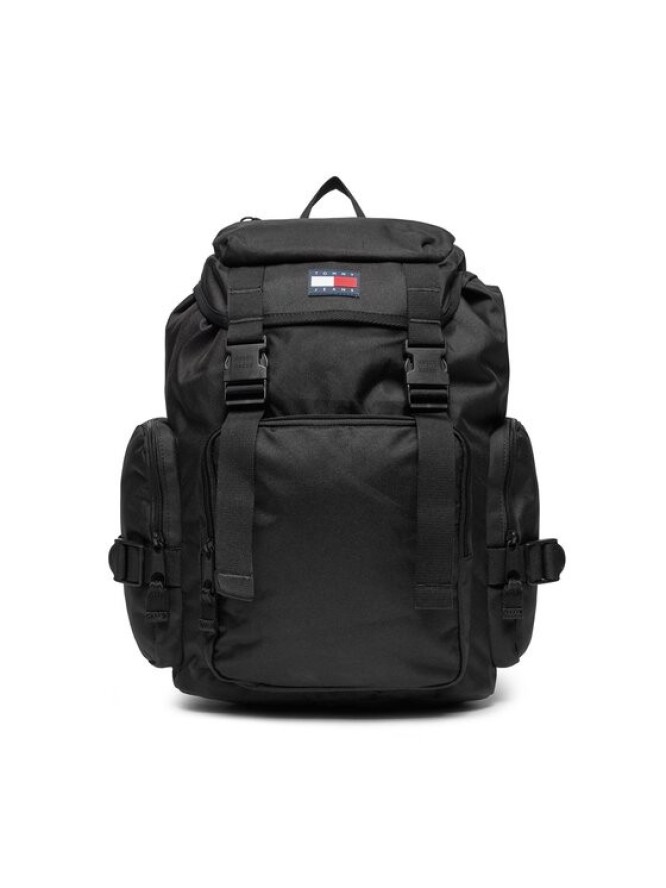 Tommy Jeans Plecak Tjm Off Duty Flap Backpack AM0AM11951 Czarny