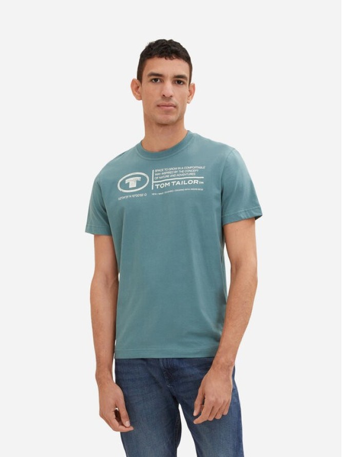Tom Tailor T-Shirt 1035611 Zielony Regular Fit