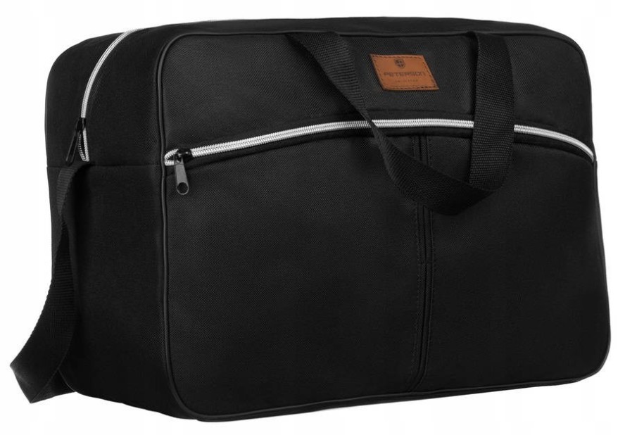 Torba podróżna czarna Peterson PTN TP-BLACK-SILVER