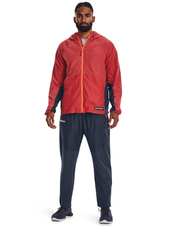 Spodnie treningowe męskie Under Armour UA Rush Woven Pants - granatowe