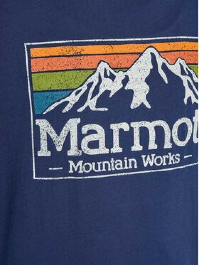 Marmot T-Shirt MMW Gradient M14823 Niebieski Regular Fit