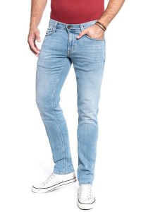 SPODNIE MĘSKIE MUSTANG OREGON TAPERED DENIM BLUE 1008768 5000 314