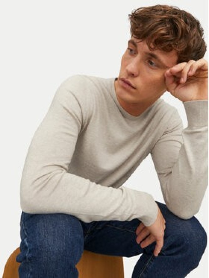 Jack&Jones Sweter Emil 12208364 Beżowy Regular Fit