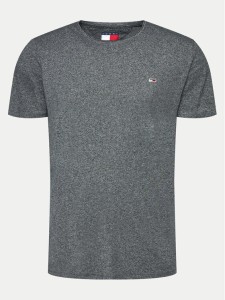 Tommy Jeans T-Shirt Jaspe DM0DM09586 Szary Slim Fit