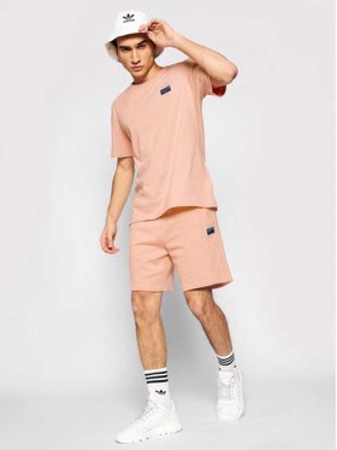 adidas T-Shirt R.Y.V. Abstract Trefoil GN3282 Różowy Regular Fit