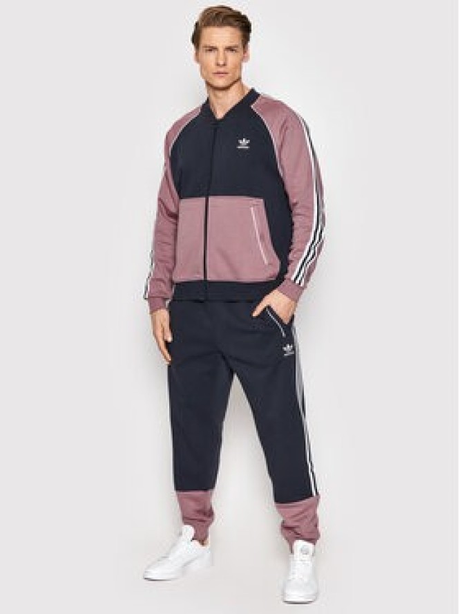 adidas Bluza Sst Fleece Track HC2081 Granatowy Regular Fit