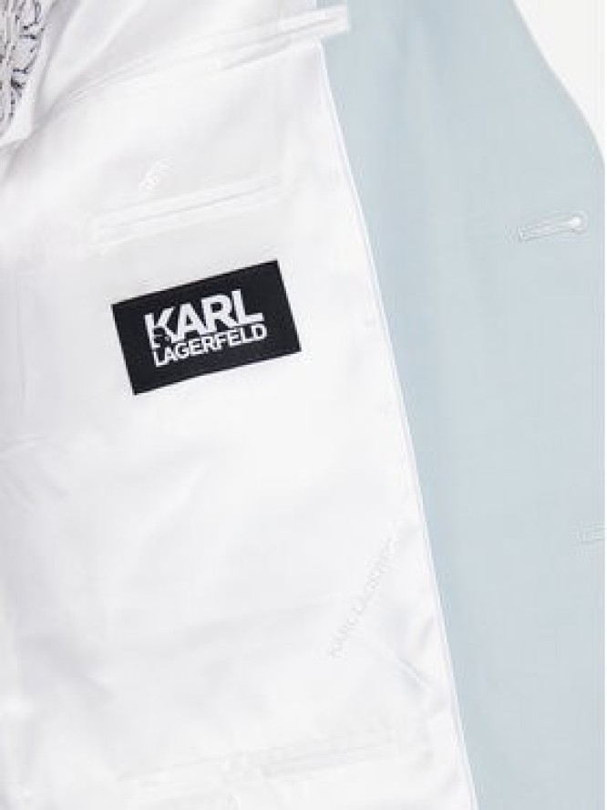 KARL LAGERFELD Garnitur 105200 532039 Błękitny Regular Fit