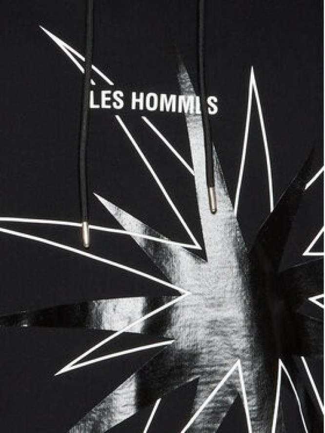 Les Hommes Bluza LF2252020741 Czarny Regular Fit